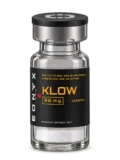 KLOW 80 mg research vial — photographic illustration