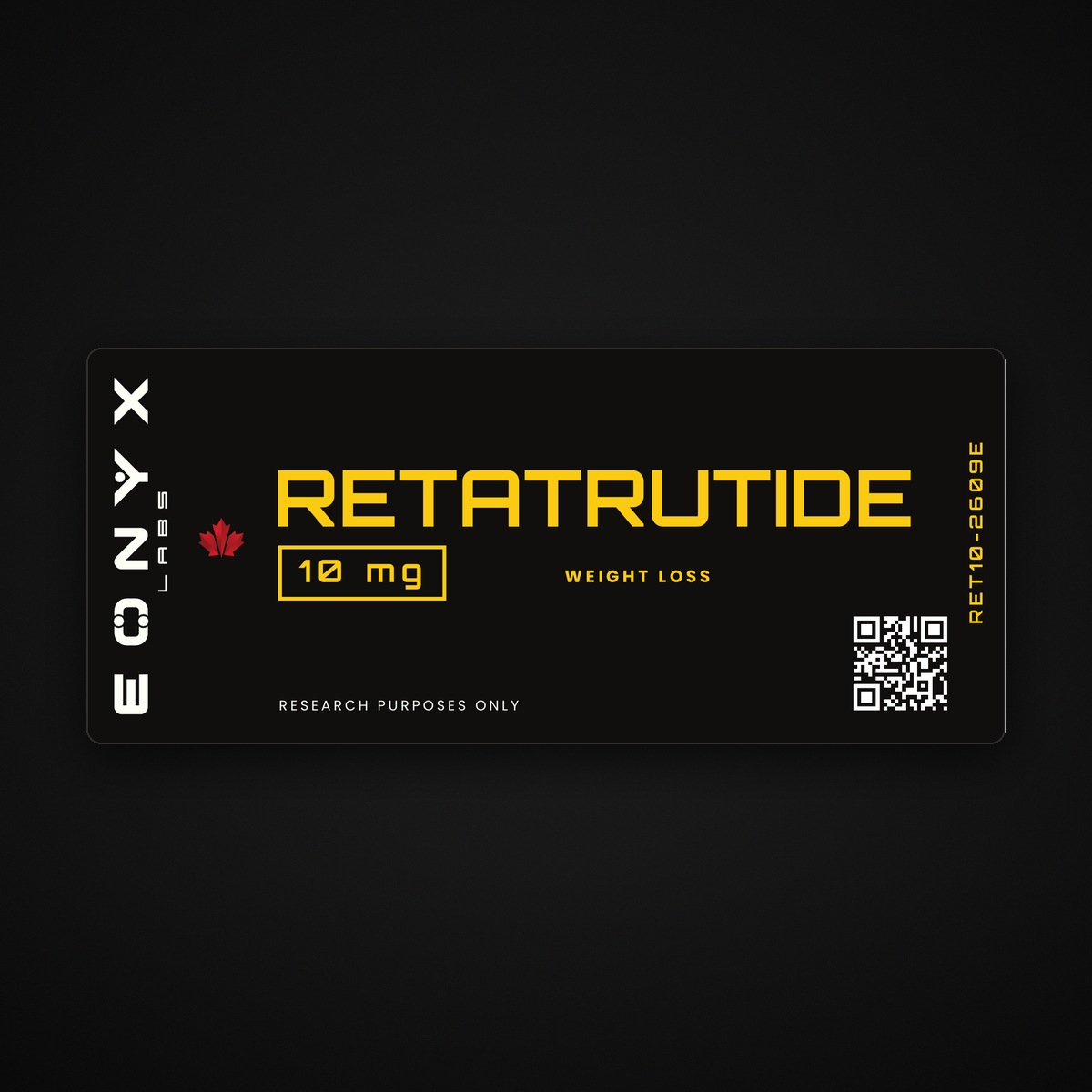 Retatrutide 10 mg label reference artwork