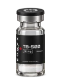 TB-500 10 mg research vial — photographic illustration