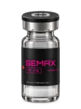 SEMAX 10 mg research vial — photographic illustration
