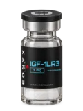 IGF-1 LR3 1 mg research vial — photographic illustration