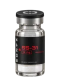 SS-31 10 mg research vial — photographic illustration