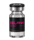 SELANK 10 mg research vial — photographic illustration