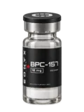 bpc-157 10 mg research vial — photographic illustration