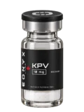 KPV 10 mg research vial — photographic illustration
